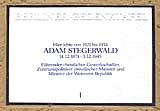 Dia-Serie Stegerwald, Adam