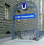 Dia-Serie Klosterstrae (U-Bahnhof)