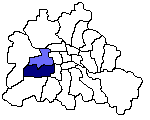 Bezirk Charlottenburg-Wilmersdorf (Blau)