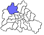 Bezirk Reinickendorf (Blau)
